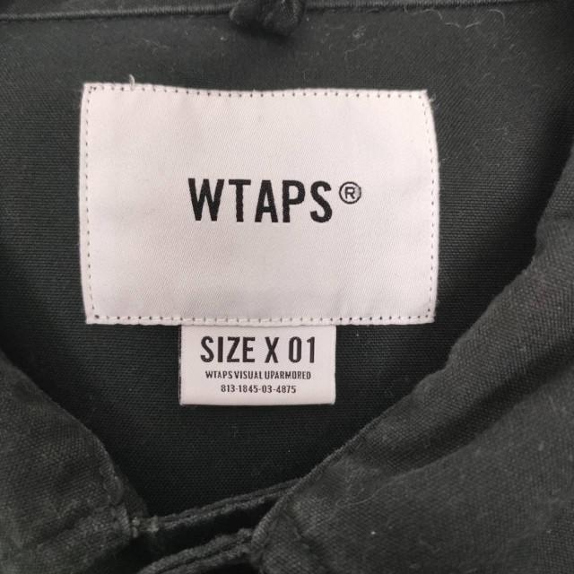 ダブルタップス WTAPS 長袖 シャツ ジャケット ロゴ 01 Sサイズ相当