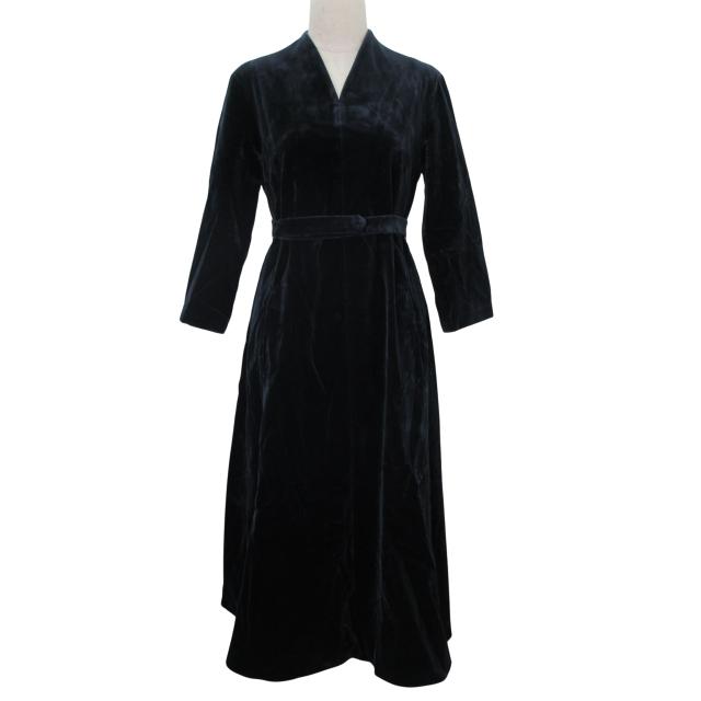 ‘s Max Mara ロング ワンピース 長袖 マキシドレス Vネック s Max Mara ロング ワンピース 長袖 マキシドレス Vネック