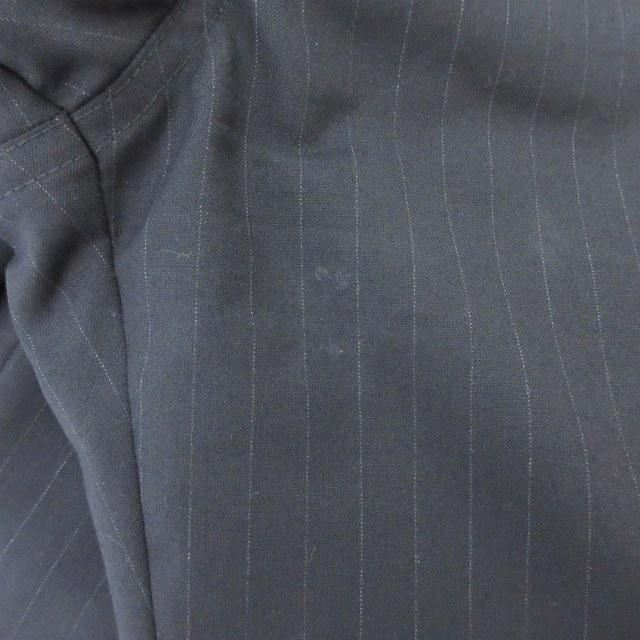 MASU パンツ ロング ウール ストライプ 46 Mサイズ相当 ブラック k1912