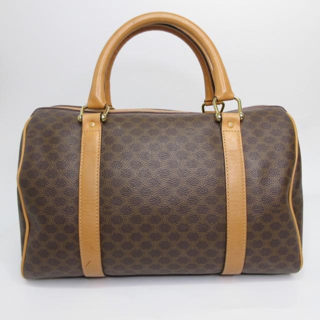 CELINE（セリーヌ） マカダム柄 ミニボストンバッグ ハンドバッグ