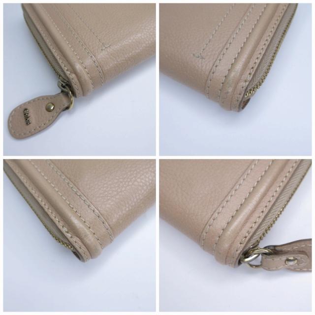 Chloe クロエ CHLOE パラティ ラウンドジップ ロングウォレット 長財布