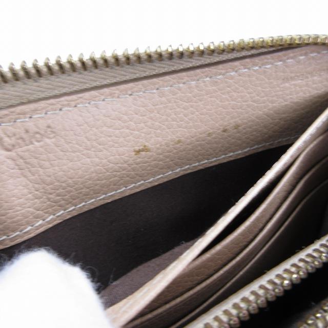 Chloe クロエ CHLOE パラティ ラウンドジップ ロングウォレット 長財布