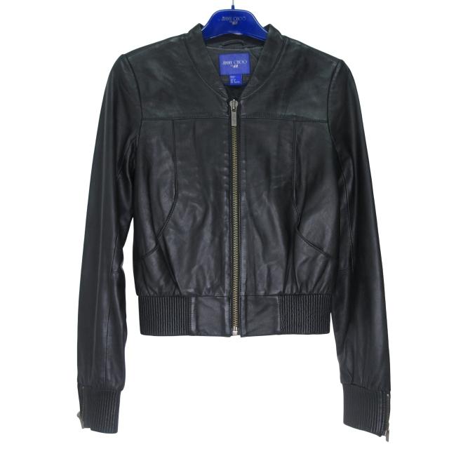 H&M エイチ&エム ×ジミーチュウ JIMMY CHOO コラボ レザージャケット