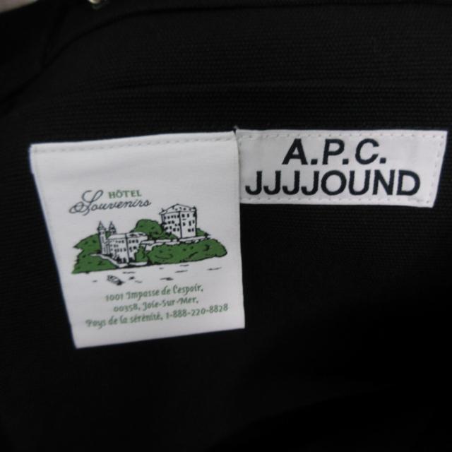 A.P.C.（アーペーセー） ×JJJJound ジョウンド タグ付き ロゴトート