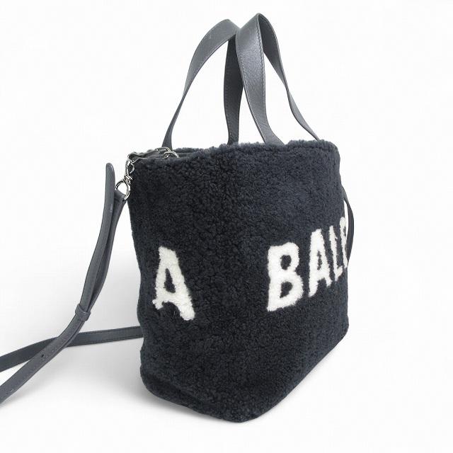 バレンシアガ BALENCIAGA エブリデイ シアリング ムートン トート BALENCIAGA バレンシアガ エブリデイ 2WAY ロゴシアリング