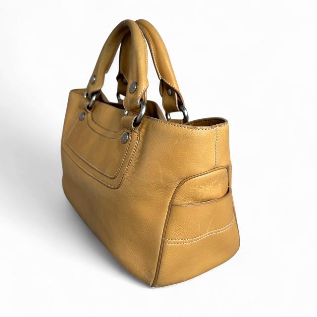 CELINE ハンドバッグ ブギーバッグ 手提げ トリオンフ ロゴ金具 ベージュ CELINE ハンドバッグ ブギーバッグ 手提げ トリオンフ ロゴ金具