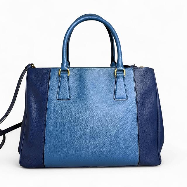 プラダ PRADA サフィアーノレザー トートバッグ バイカラー