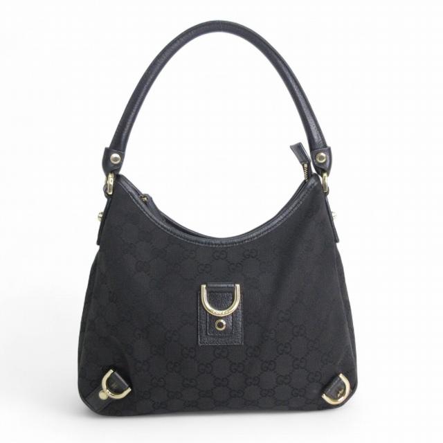 美品 GUCCI ワンショルダーバッグ GG キャンバス レザー アビー GUCCI（グッチ） 美品 アビー GGキャンバス ワンショルダーバッグ