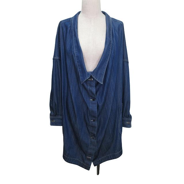 メルシーボークー mercibeaucoup 長袖 デニム シャツ ジャケット