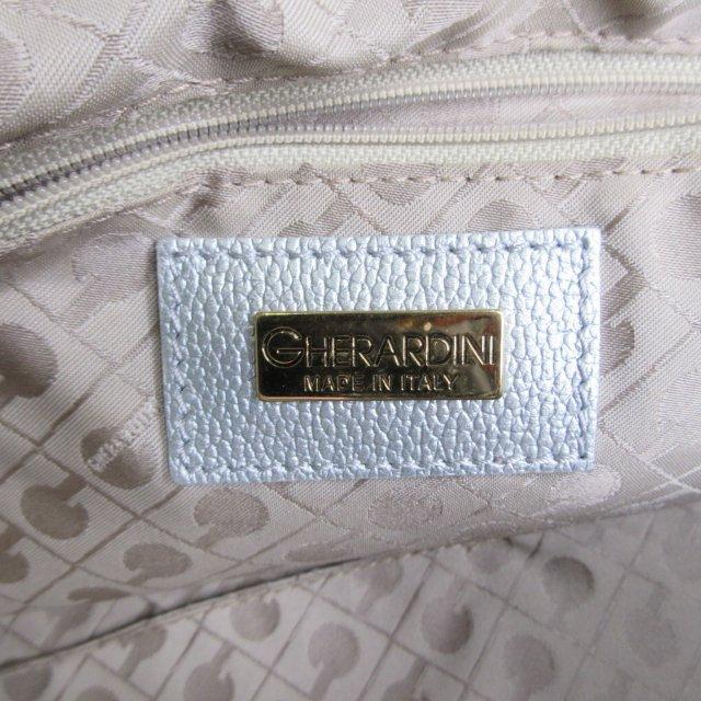 【中古】ゲラルディーニ GHERARDINI ソフティ トートバッグ チャーム ブルー グレー レッド シルバー k293515 1107 ゲラルディーニ GHERARDINI ソフティ トートバッグ チャーム ブルー