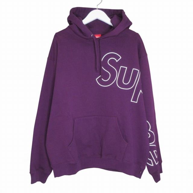 Supreme（シュプリーム） 美品 21AW Reflective Hoodedsweatshirt ロゴ 