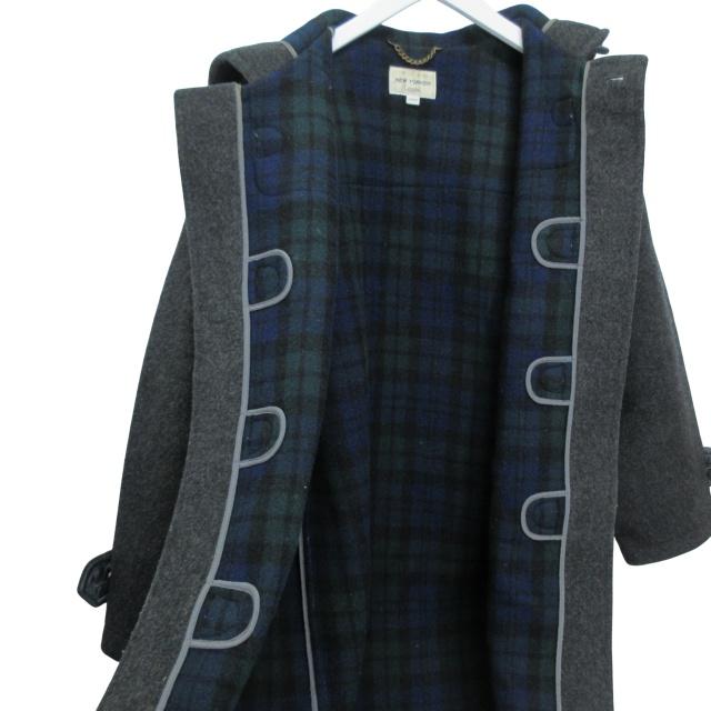 ニューヨーカー NEWYORKER LEGEND 長袖 ダッフルコート ウール混 L