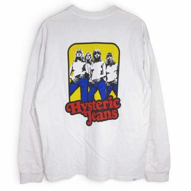 Hysteric Glamour 長袖ポロシャツ ホワイト HYSTERIC GLAMOUR（ヒステリックグラマー） HYSTERIC GLAMOUR Tシャツ