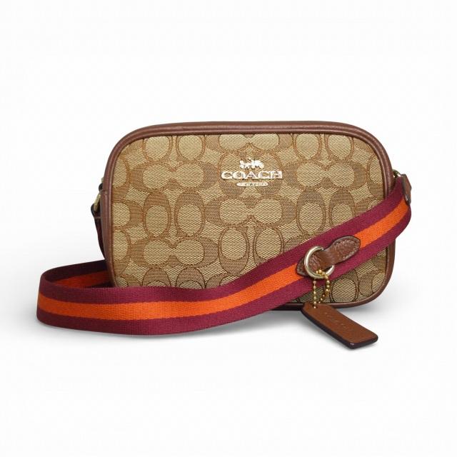 COACH（コーチ） 美品 ミニ ジェイミー カメラ バッグ シグネチャー
