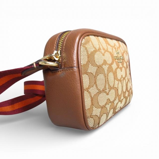 COACH（コーチ） 美品 ミニ ジェイミー カメラ バッグ シグネチャー