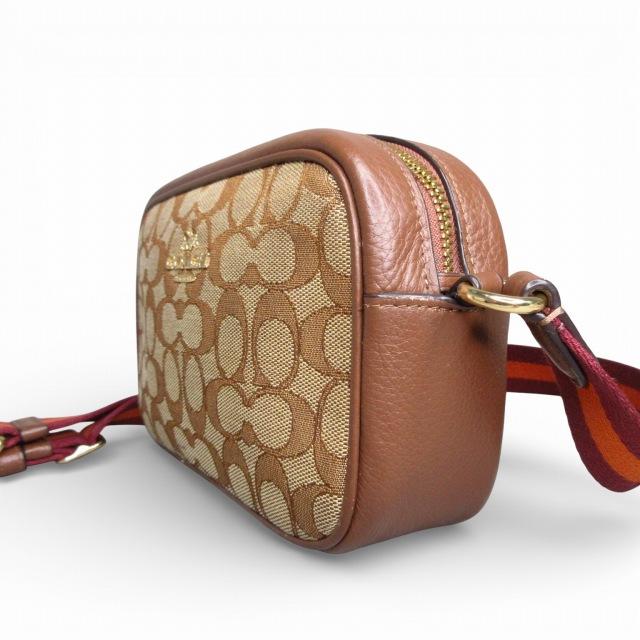 COACH（コーチ） 美品 ミニ ジェイミー カメラ バッグ シグネチャー