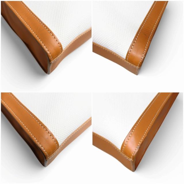 CELINE（セリーヌ） 美品 バーティカルカバ ラージ キャンバス レザー