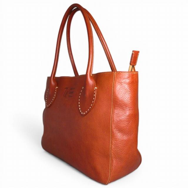 ゲンテン genten トートバッグ 工具ロゴ レザー ポーチ付き ブラウン