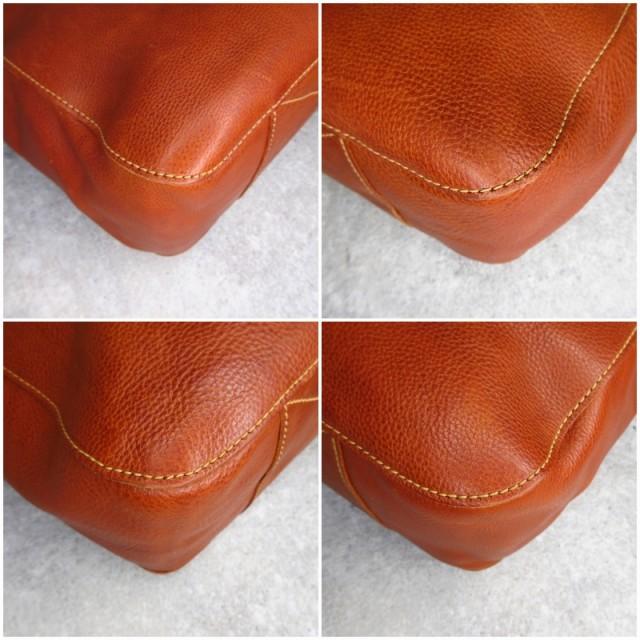 ゲンテン genten トートバッグ 工具ロゴ レザー ポーチ付き ブラウン