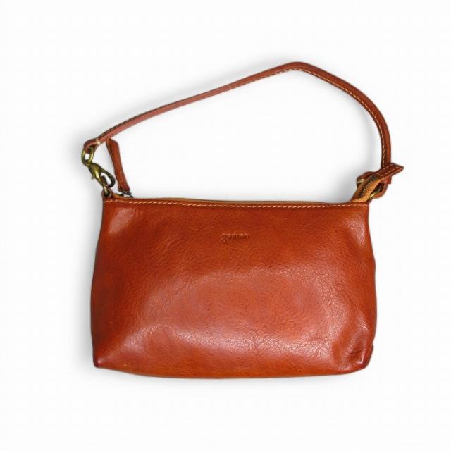 ゲンテン genten トートバッグ 工具ロゴ レザー ポーチ付き ブラウン