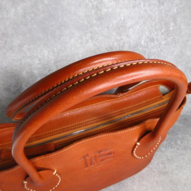 ゲンテン genten トートバッグ 工具ロゴ レザー ポーチ付き ブラウン