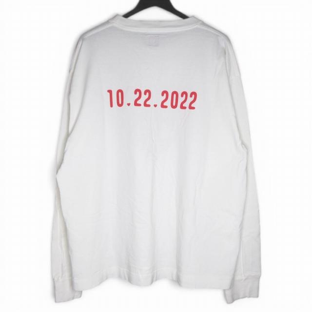 ヒューマンメイド HUMAN MADE Tシャツ 長袖 ロンT ハートロゴ ホワイト