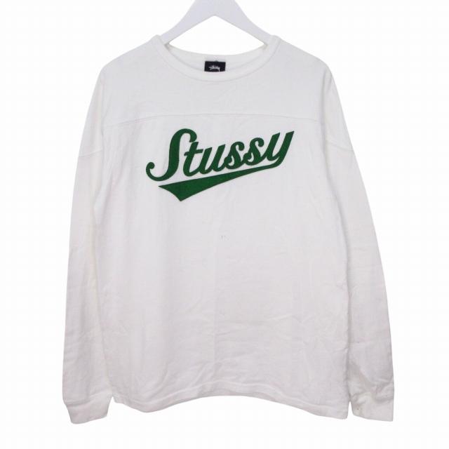 STUSSY（ステューシー） 長袖 ロングTシャツ ロゴパッチ トップス 