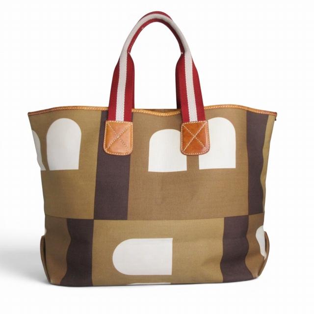 Bally（バリー） ビジーB トートバッグ キャンバス ブラウン ベージュ 