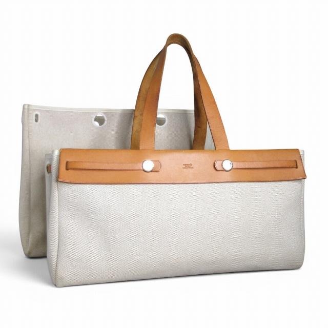 HERMES（エルメス） 美品 エールバッグ カバス GM トートバッグ □F