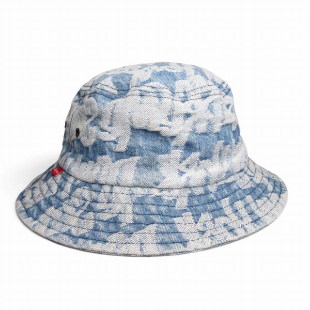Supreme Fat Tip Denim Crusher Hat S/M 青 Supreme（シュプリーム） SUPREME 22ss Fat Tip Jacquard Denim