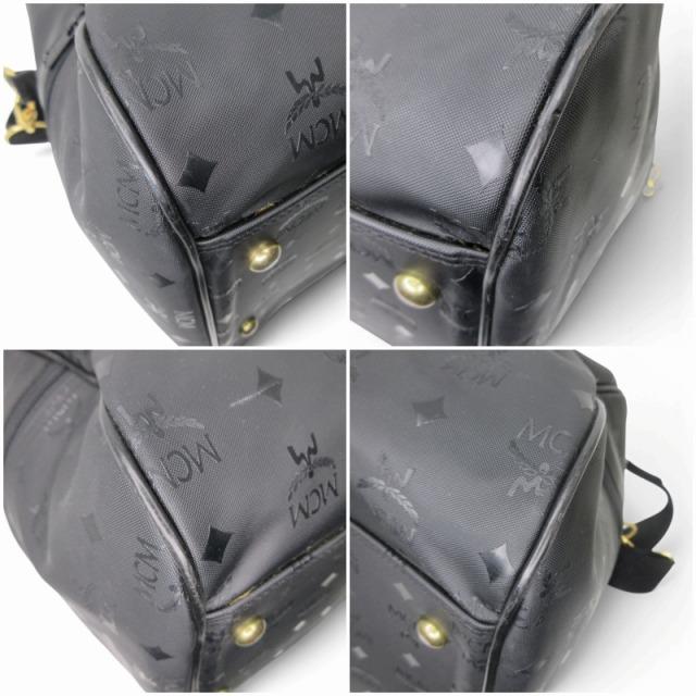 MCM ボストンバッグ 2way ヴィセトス柄 レザー 大容量 旅行バッグ ロゴ エムシーエム MCM 美品 ロゴグラム ヴィセトス柄 2WAY ボストンバッグ