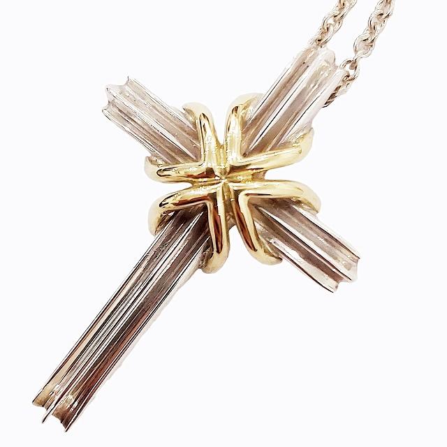 ティファニー TIFFANY & CO. シグネチャークロス 925×750 コンビ 