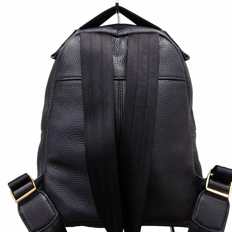 マークジェイコブス MARC JACOBS Small Leather Backpack M0013560 リュックサック デイパック ミニ レザー ブラック 0310 レディース｜vectorpremium｜02