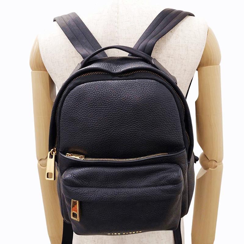 マークジェイコブス MARC JACOBS Small Leather Backpack M0013560 リュックサック デイパック ミニ レザー ブラック 0310 レディース｜vectorpremium｜05