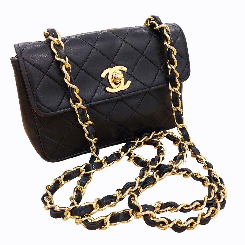 シャネル CHANEL ヴィンテージ ミニマトラッセ チェーン 