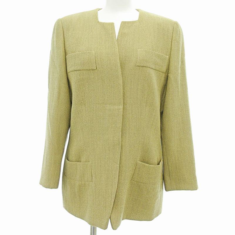 ジョルジオアルマーニ GIORGIO ARMANI ノーカラージャケット ブレザー  