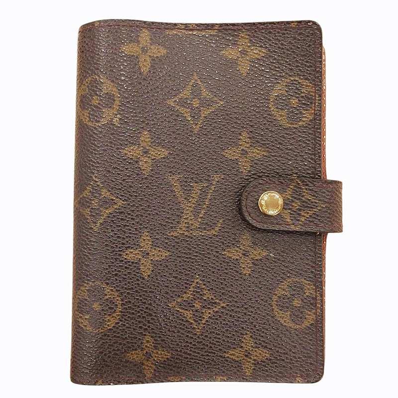 ルイヴィトンタイガ手帳カバーブラック6連穴式中古品