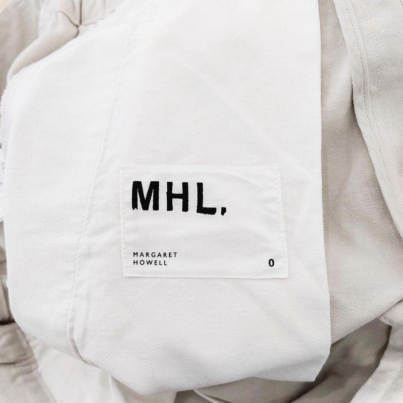 MHL. SOFT COTTON DRILL チノパン白