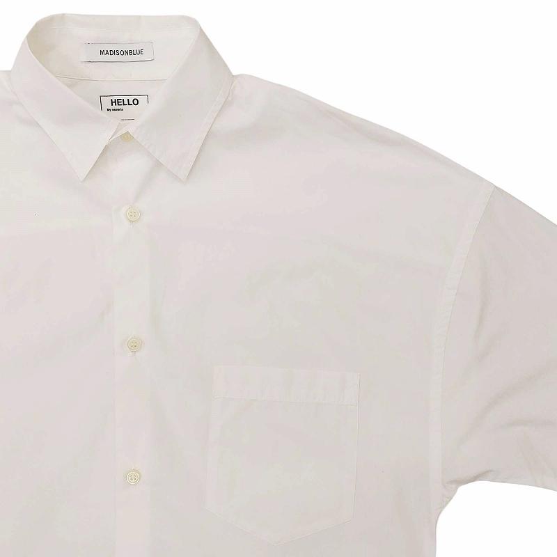 マディソンブルー ベルスリーブ シャツ 01 ホワイト MADISONBLUE