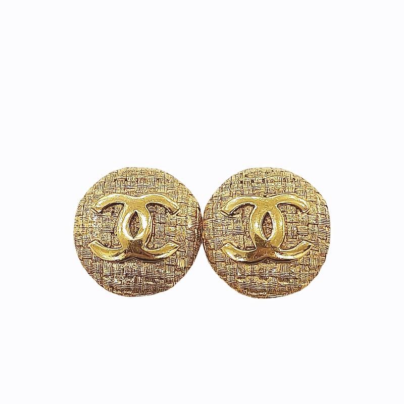 シャネル CHANEL ヴィンテージ ココマーク 2906 イヤリング クリップ式 