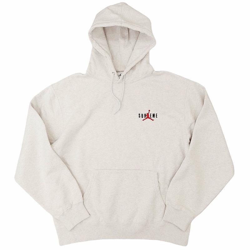 未使用品 シュプリーム SUPREME Jordan Hooded Sweatshirt Ash Grey 