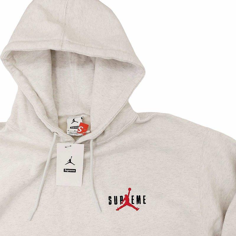 未使用品 シュプリーム SUPREME Jordan Hooded Sweatshirt Ash Grey 