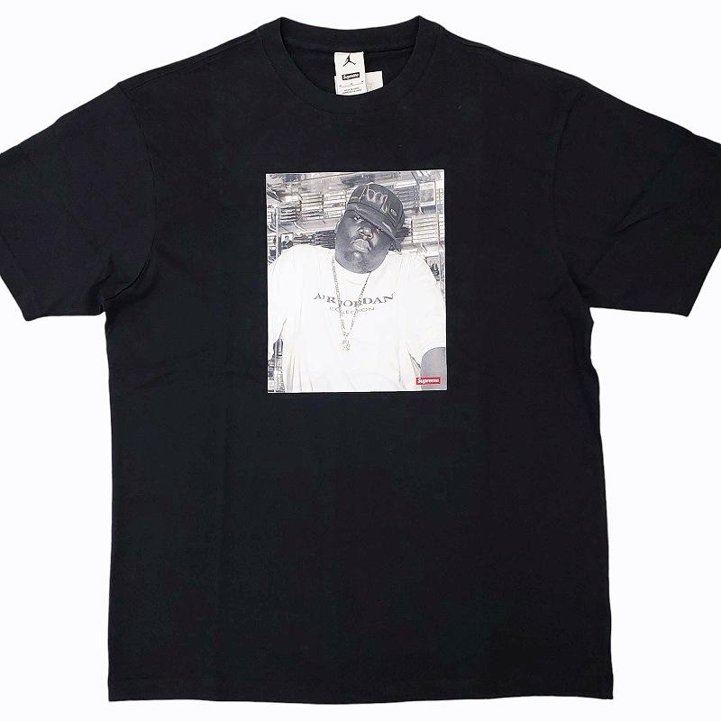 未使用品 シュプリーム SUPREME Jordan Biggie S/S Top Black コラボ T 
