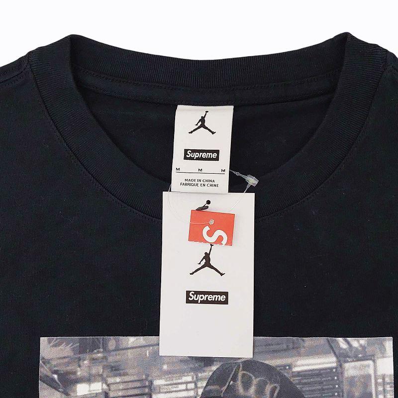 未使用品 シュプリーム SUPREME Jordan Biggie S/S Top Black コラボ T 