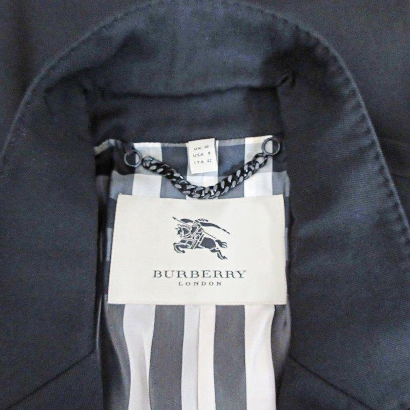 美品　バーバリーロンドン　ノバチェック　テーラードジャケット　42 黒 バーバリー ロンドン BURBERRY LONDON テーラードジャケット
