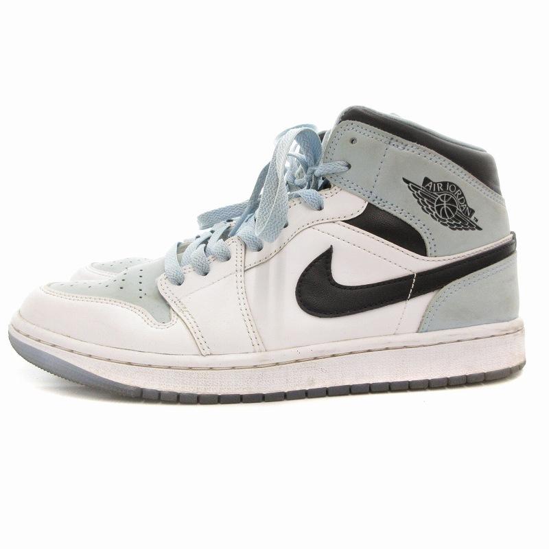 NIKE ナイキ Air Jordan 1 Mid Ice Blue Nubuck エアジョーダン
