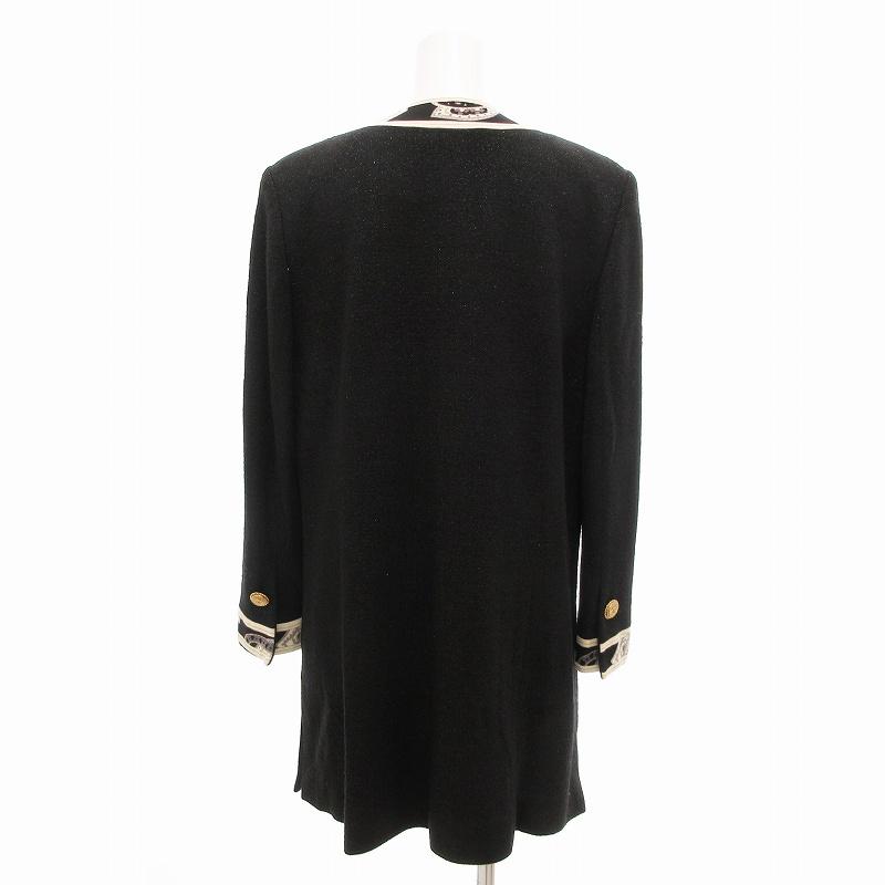 レオナール ノーカラーコート