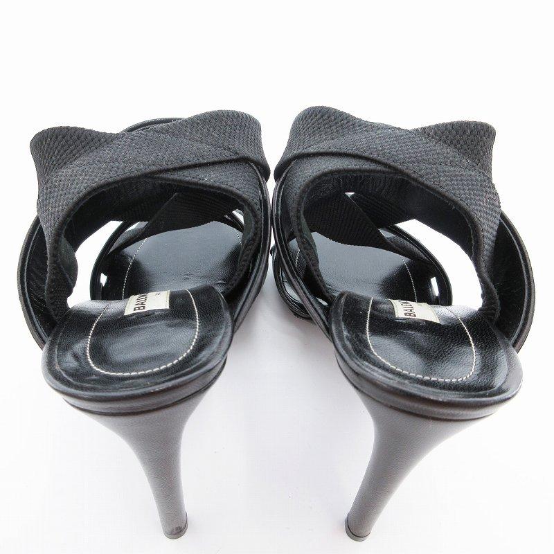 BALENCIAGA バレンシアガ サンダル ハイヒール クロスバンド 37