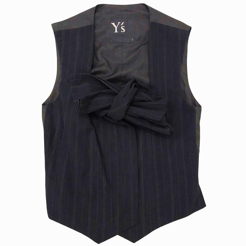 Y's ワイズ ヨウジヤマモト 21SS YD-J01-010 変形ベスト ジレ Y's ワイズ ヨウジヤマモト 21SS YD-J01-010 変形ベスト ジレ