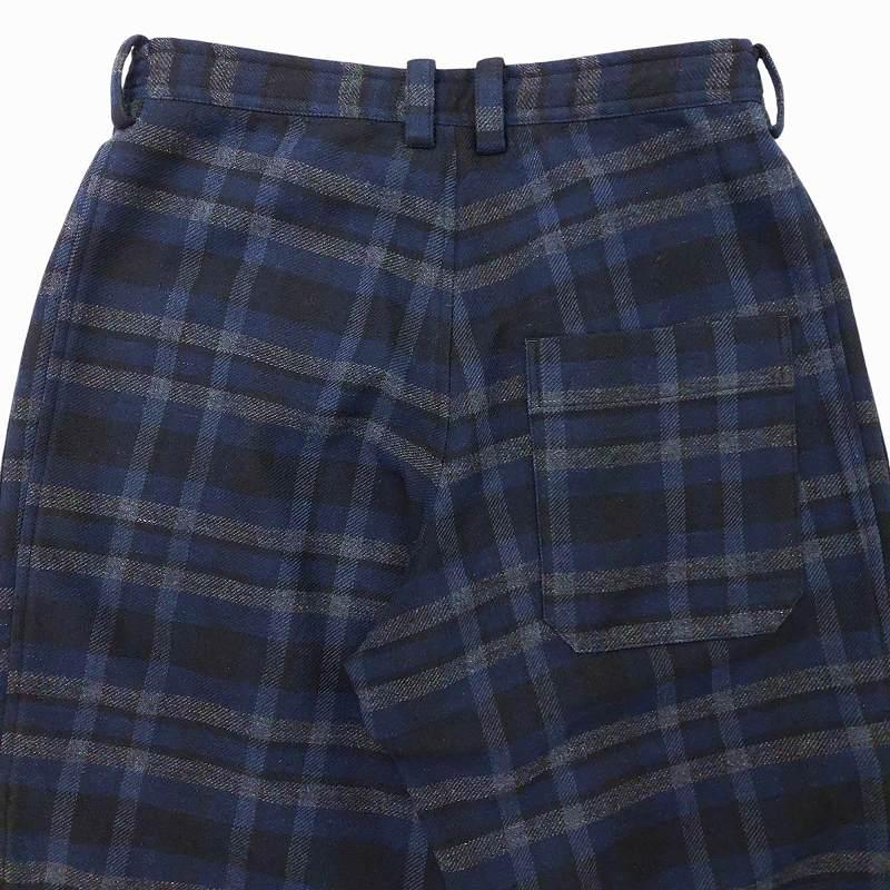 未使用タグ付き】Y's ヨウジヤマモト ダメージ ワイドパンツ ダーク